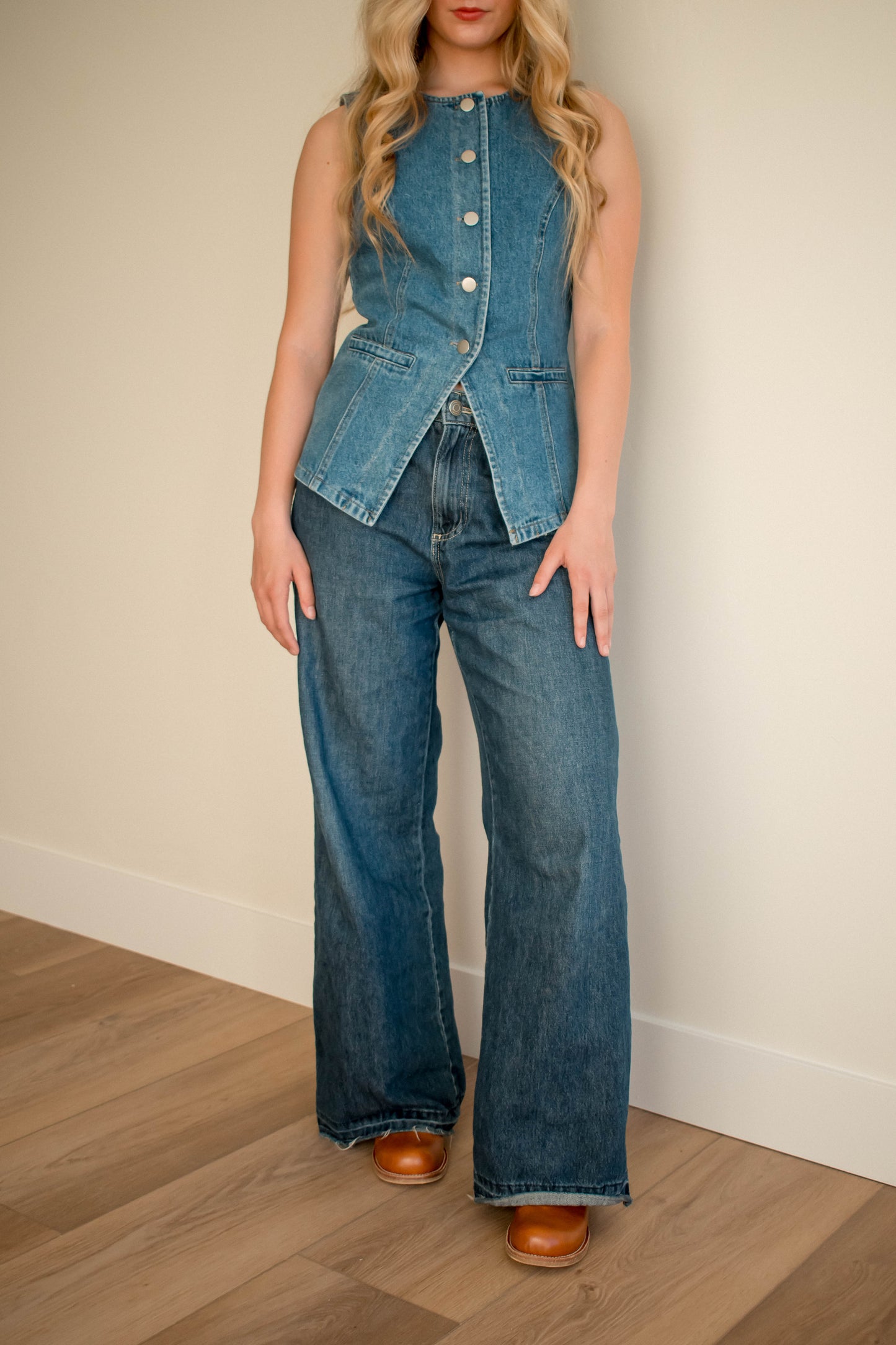 Opaline Denim Vest